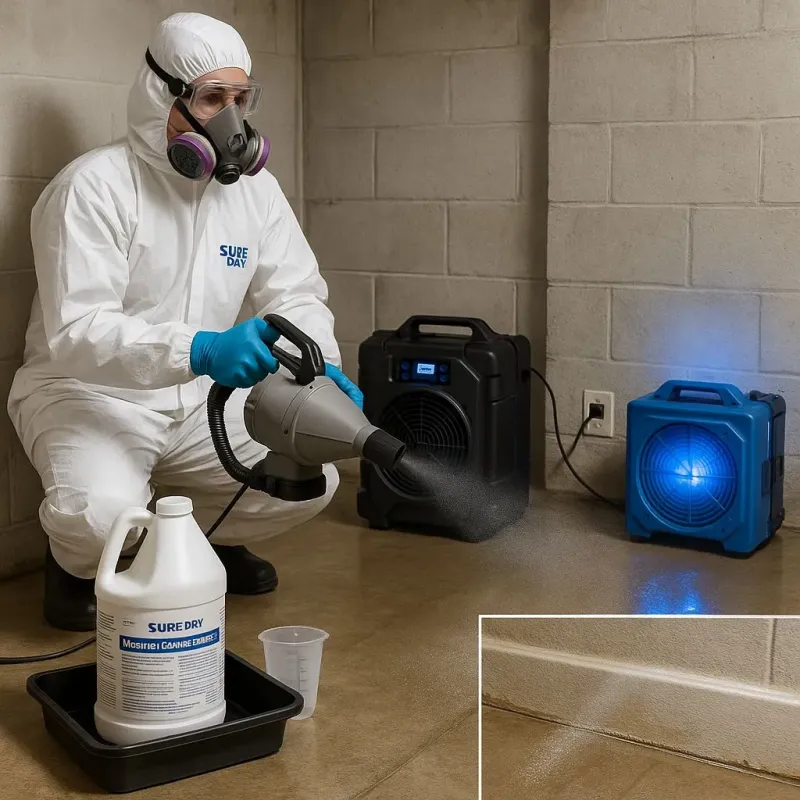 Sanitization and Odor Removal process in Feasterville, PA