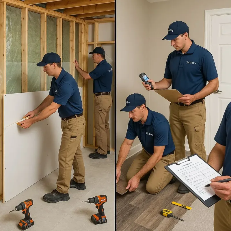Repairs and Reconstruction process in Feasterville, PA